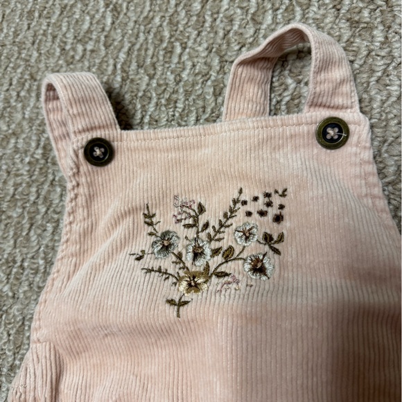 Jamie Kay Soft Pink Corduroy Romper - Picture 3 of 5